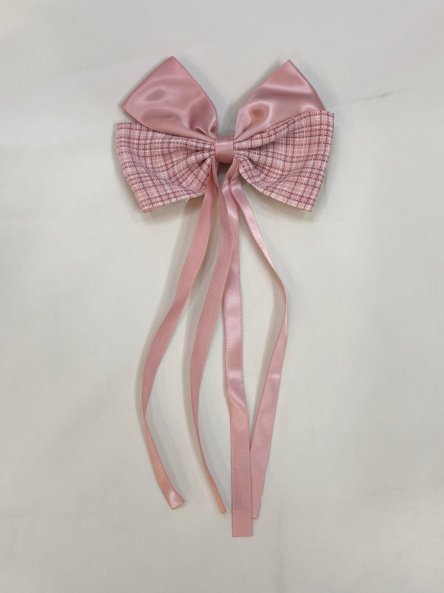 Korean hairbow pink