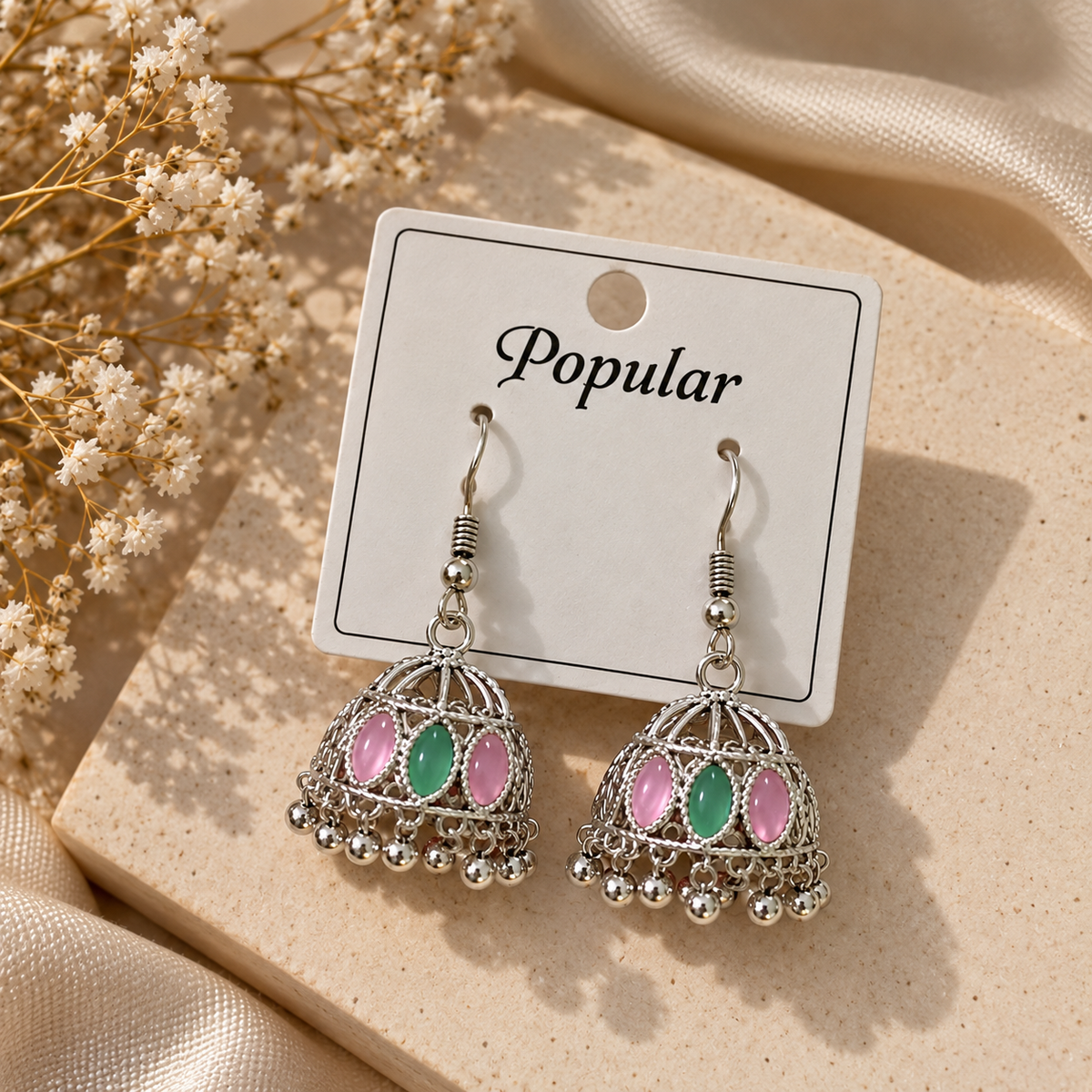 Multi dome jhumki