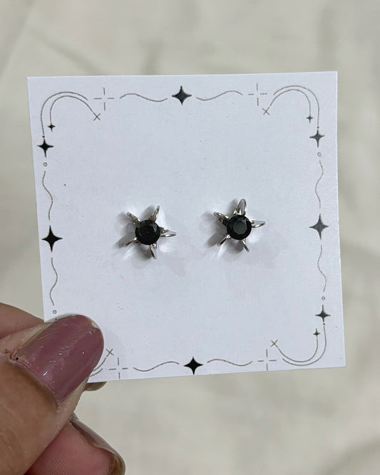 Star studs (black)