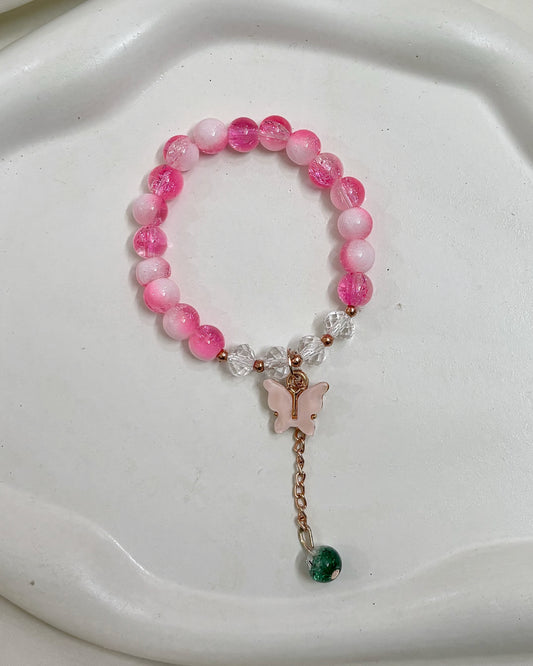 Marble bracelet (pink)