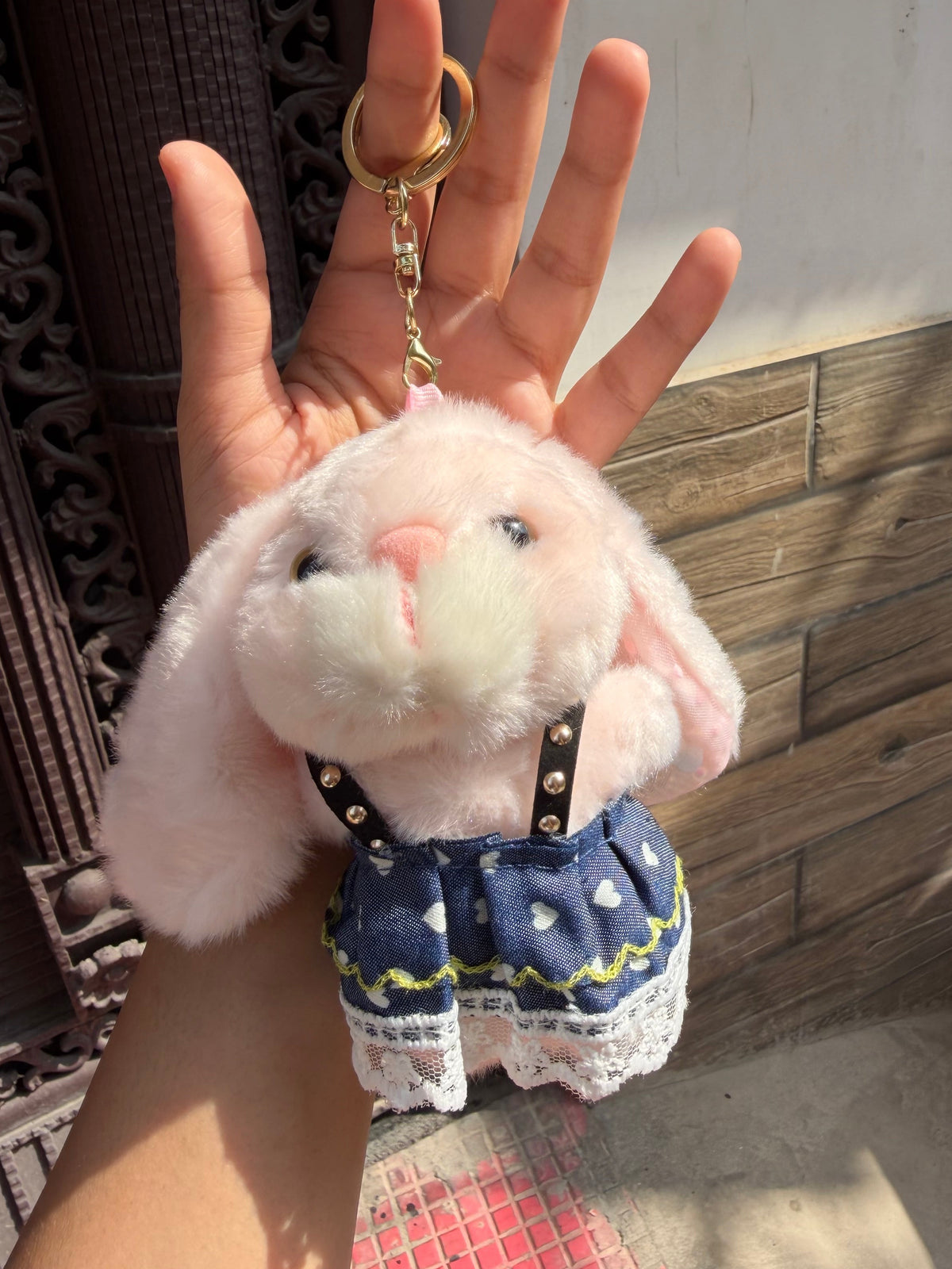 Bunny bag charm