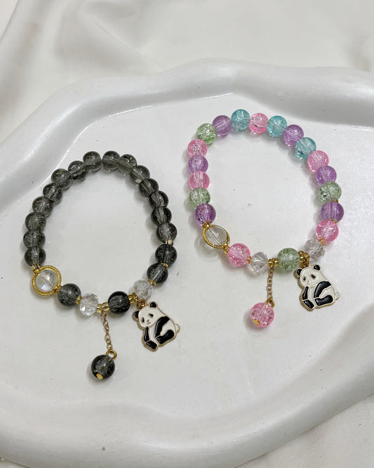 Panda charm bracelet