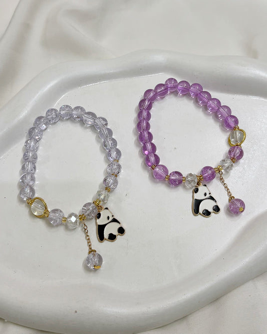Panda charm bracelet