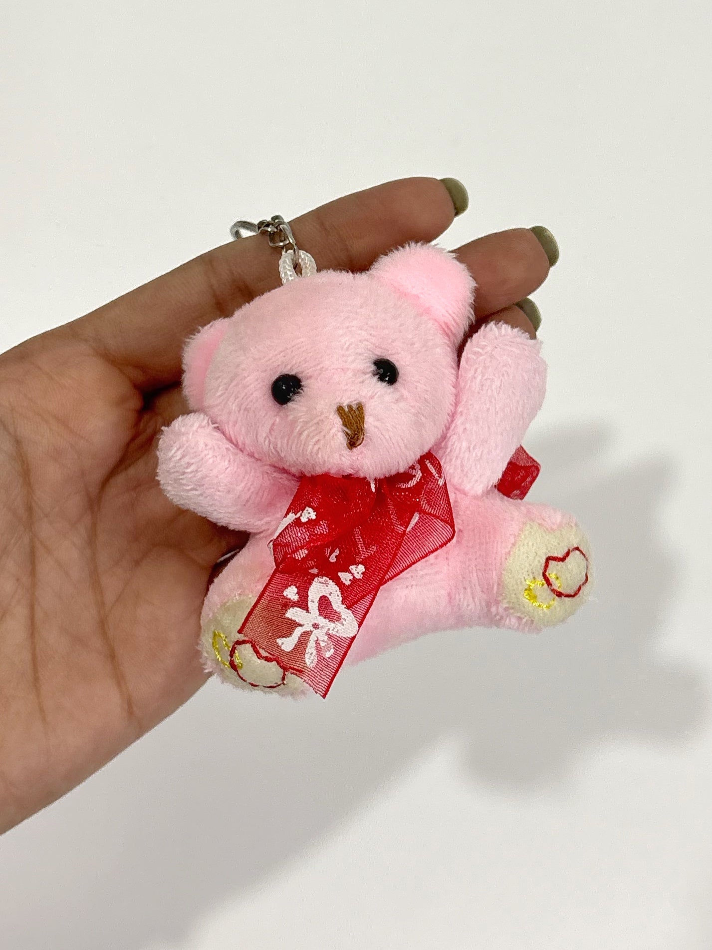 Teddy bear love keychain