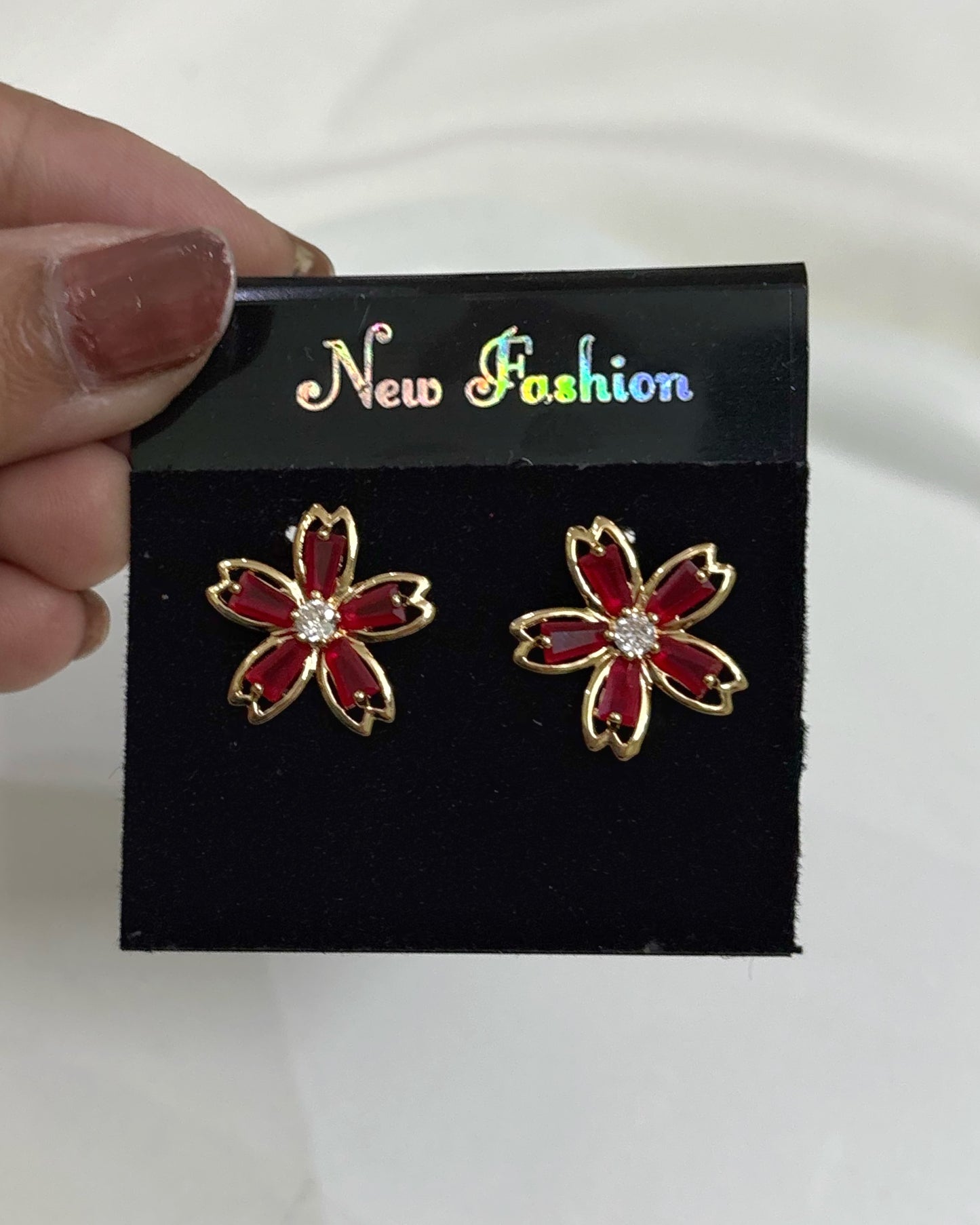 Sakura studs (rose)