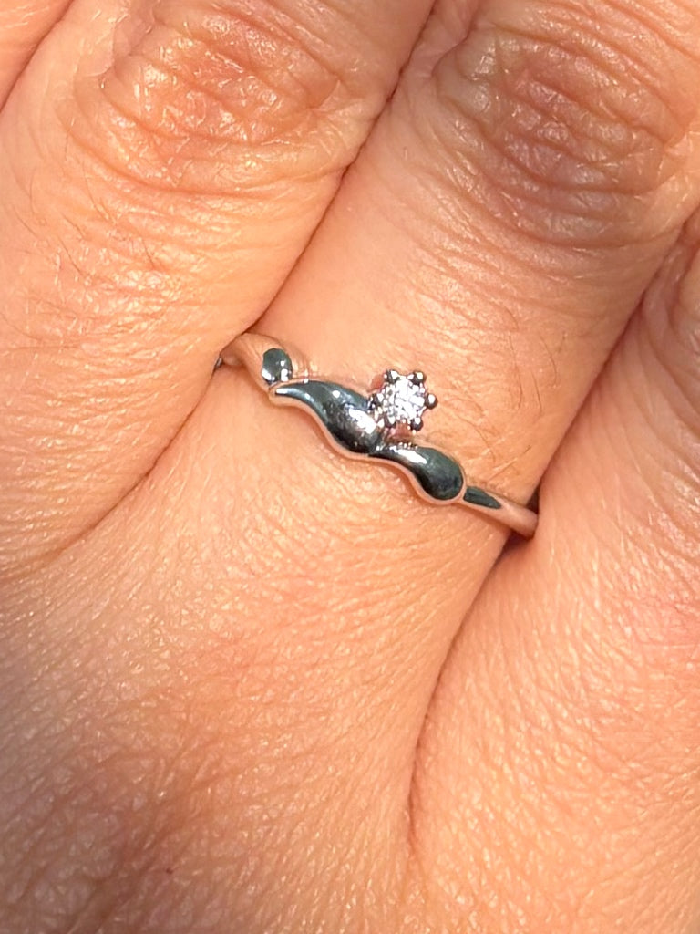Stainless steel ring (silver)