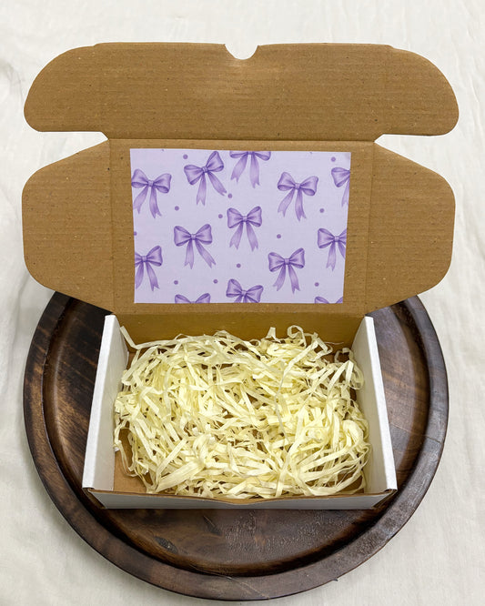 Lilac bow theme box
