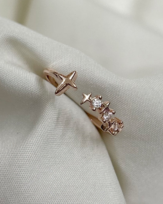 Tiara ring (gold plated)