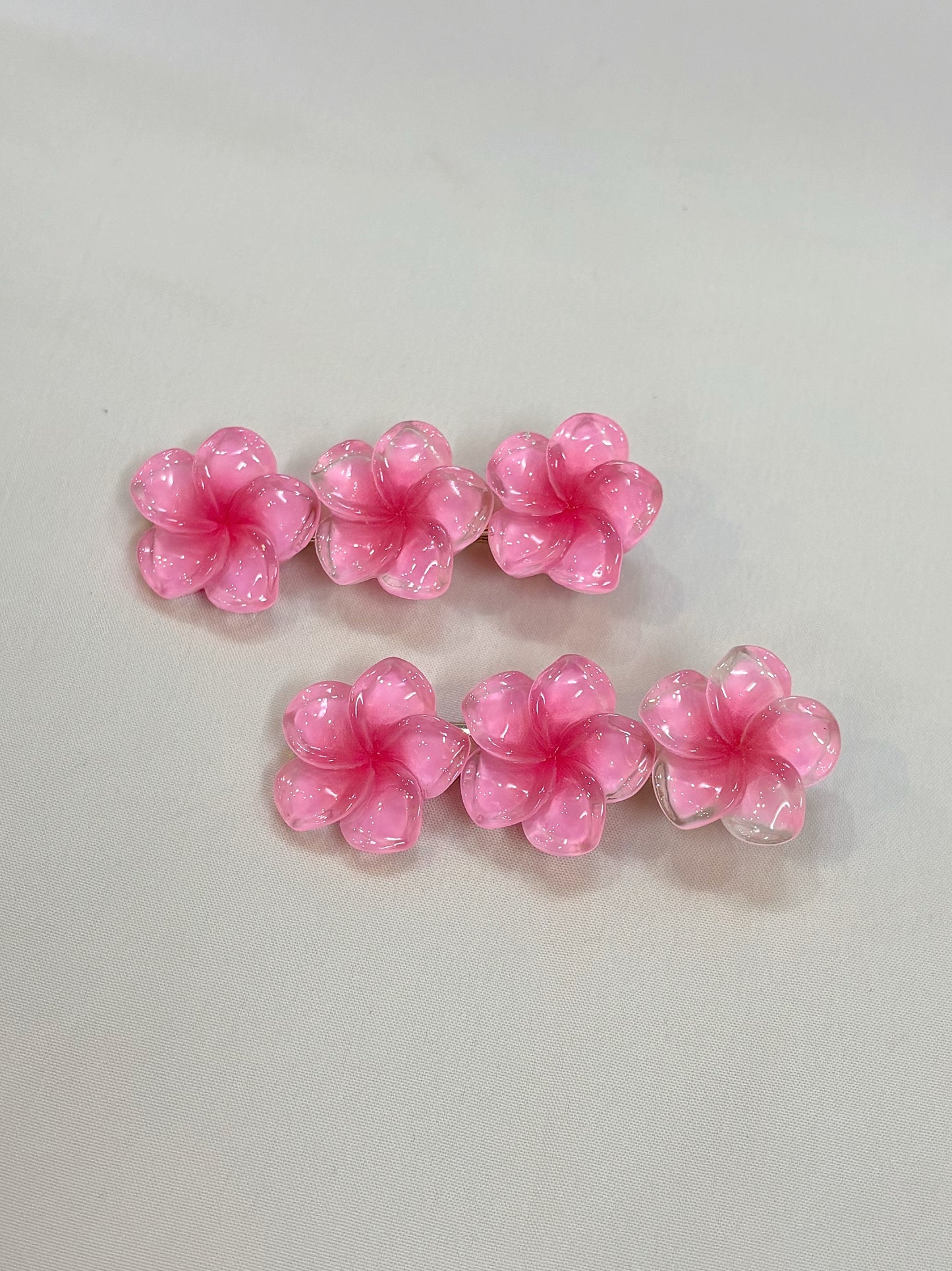 Daisy Hairclips pink
