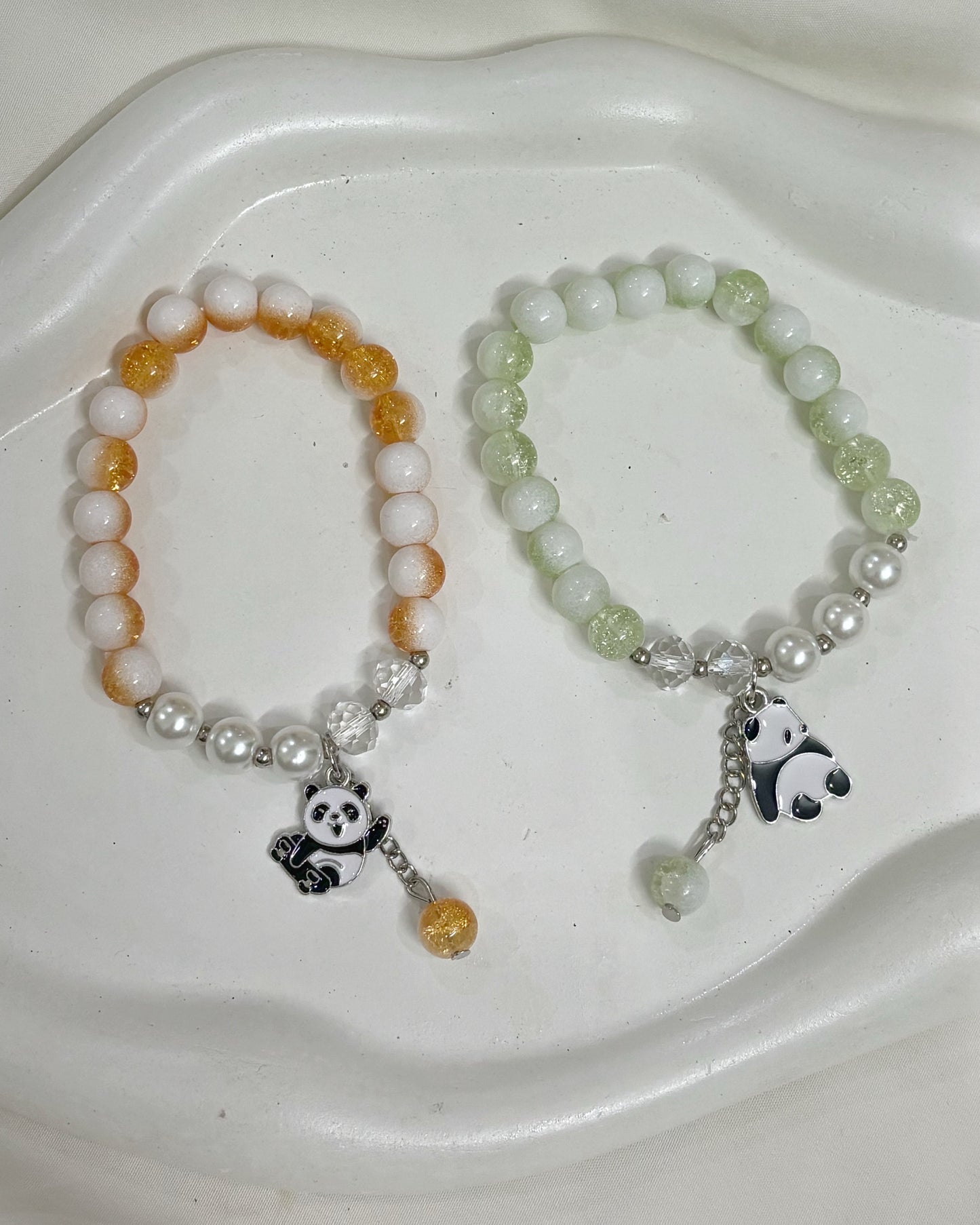 Panda charm bracelet