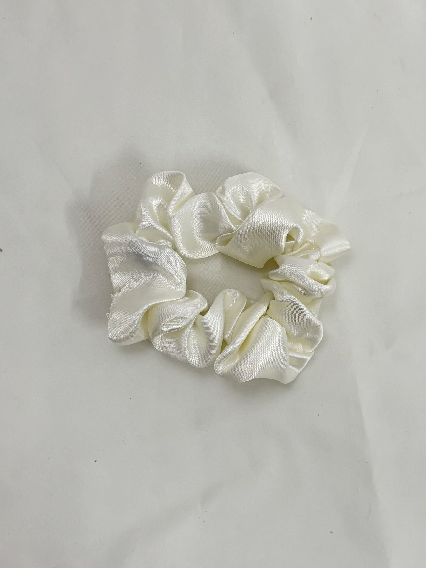 Cream scrunchie