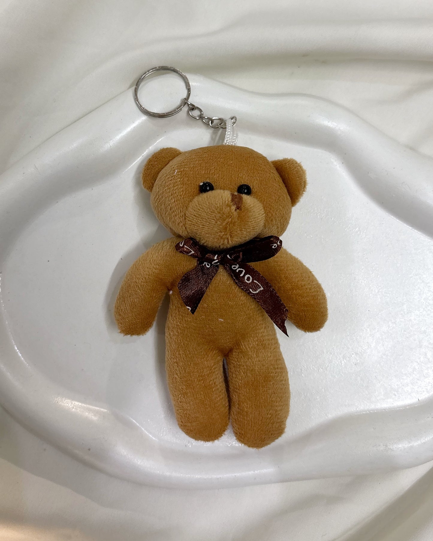 Teddy bear keychain
