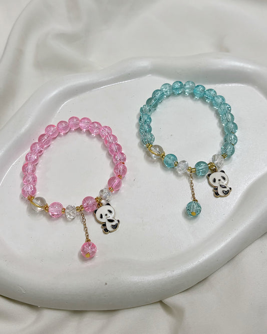 Panda charm bracelet