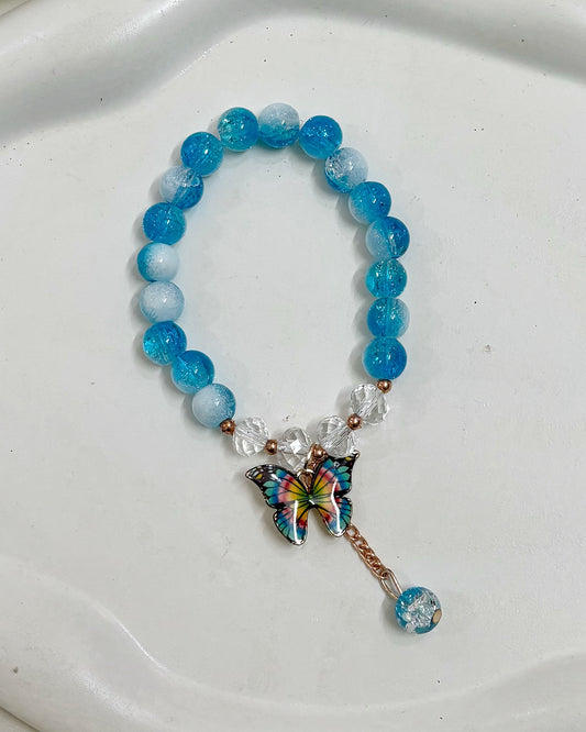Marble bracelet (blue)