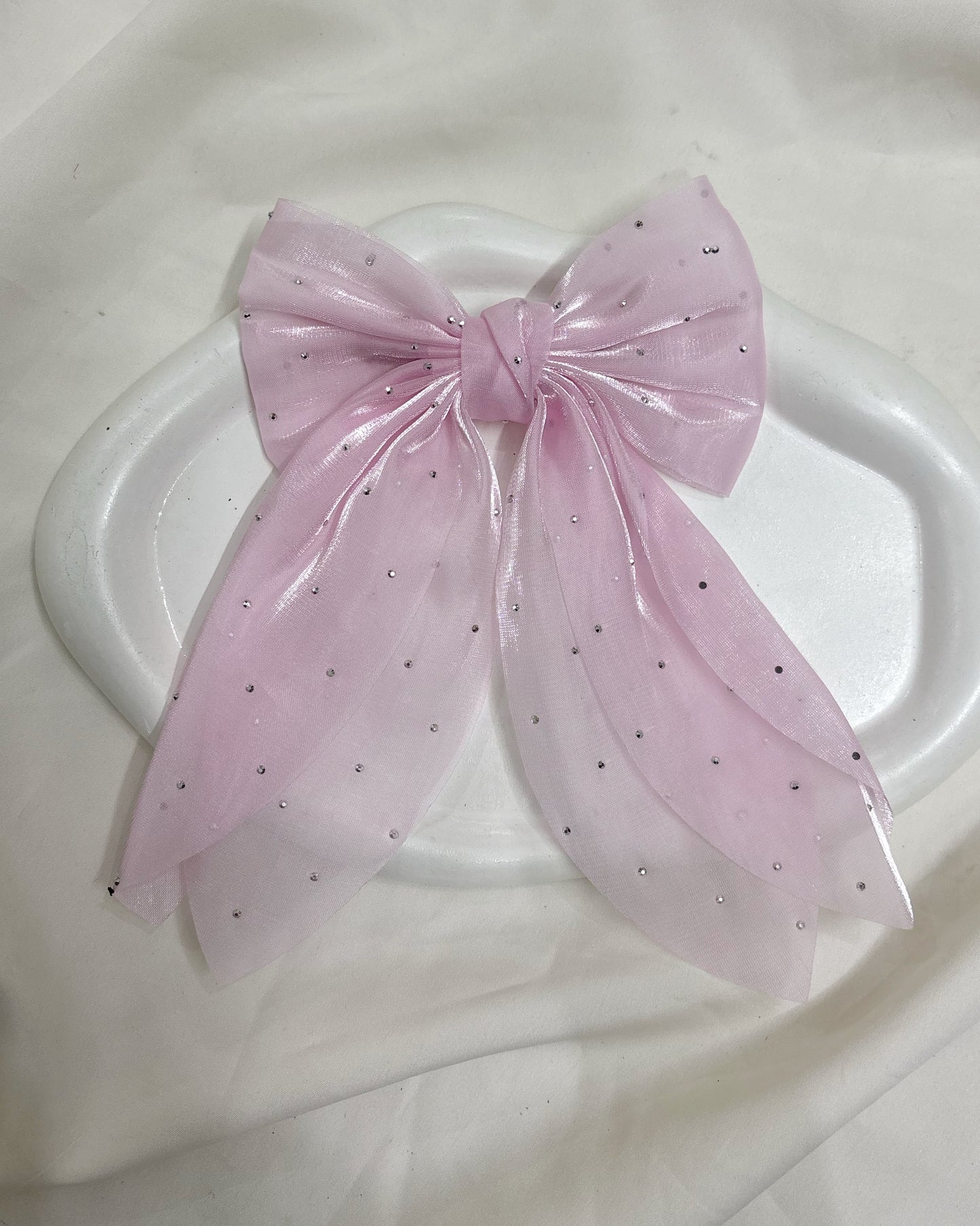 Dreamy shimmer hairbow