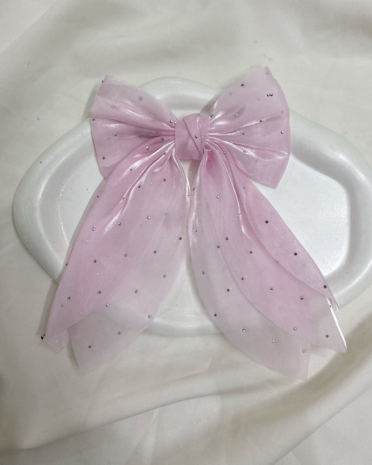 Dreamy shimmer hairbow