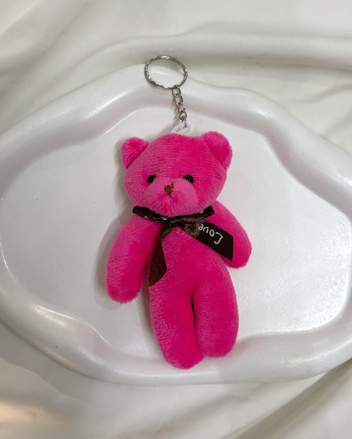 Teddy bear keychain