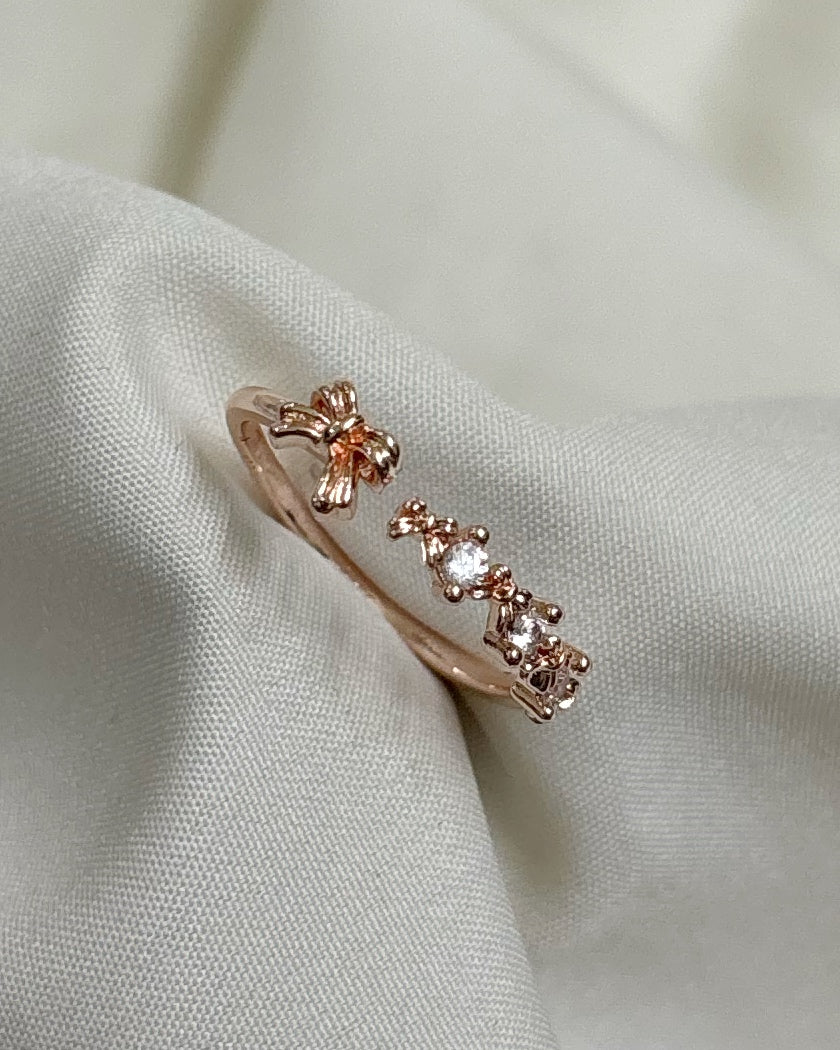 Tiara ring (gold plated)