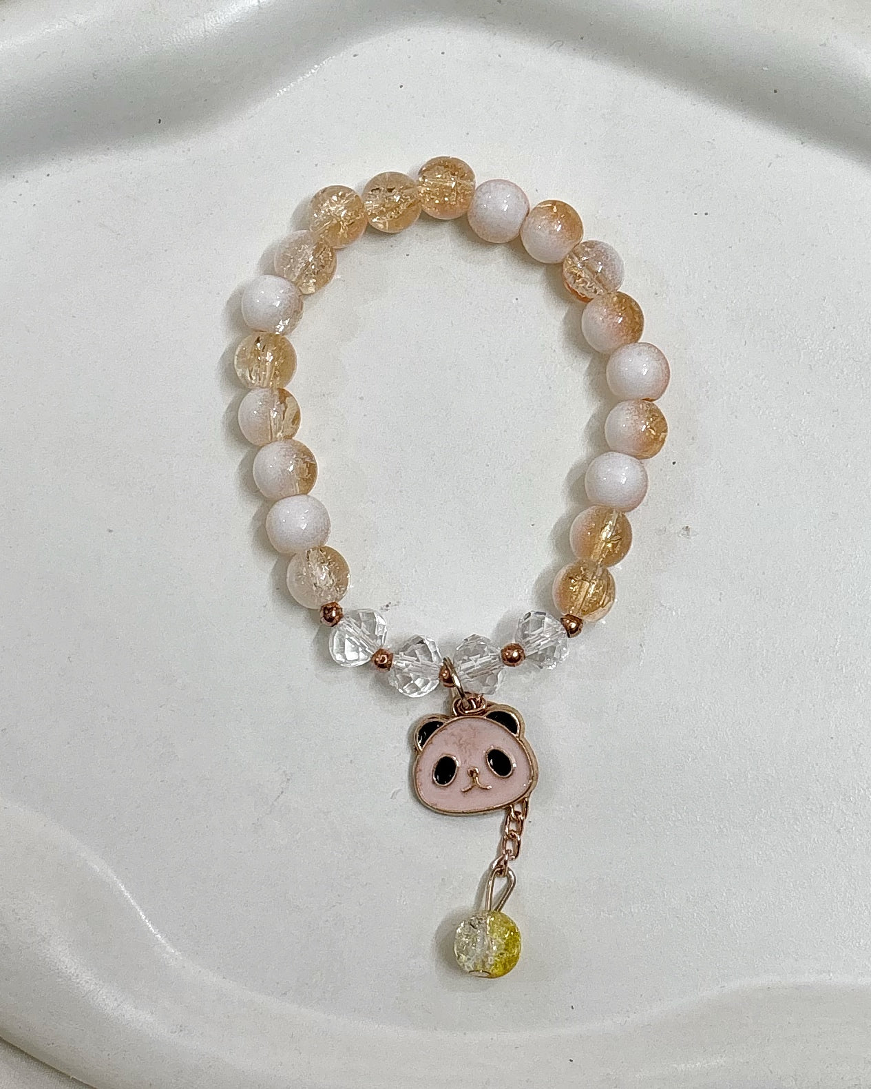 Marble bracelet (yellow)