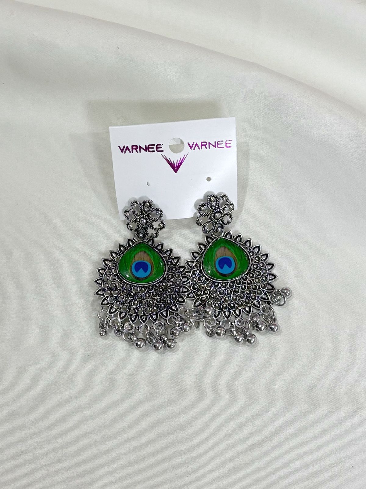 round peacock jhumka