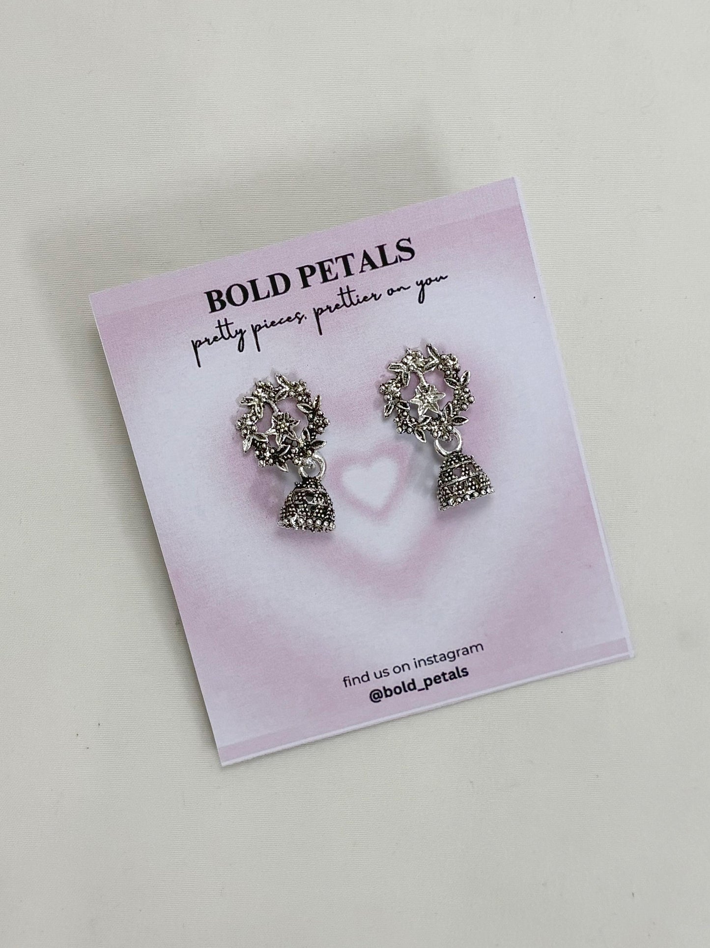 small tiara jhumki