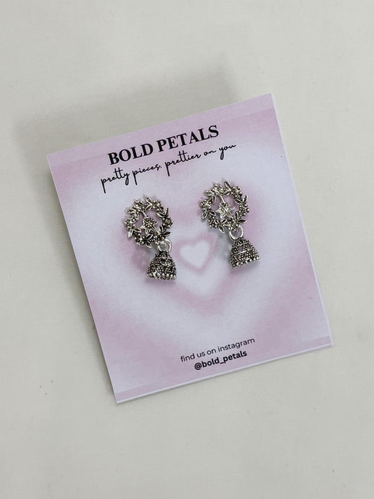 small tiara jhumki