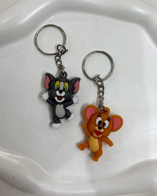 Tom and jerry keychain combo