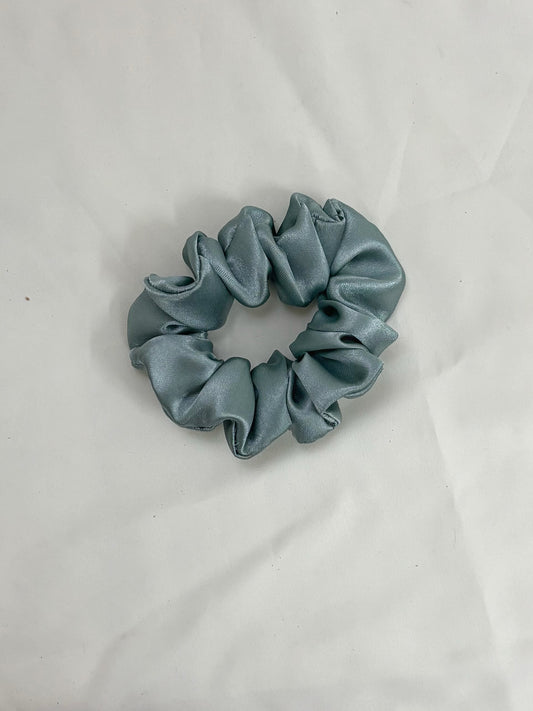 Blue scrunchie