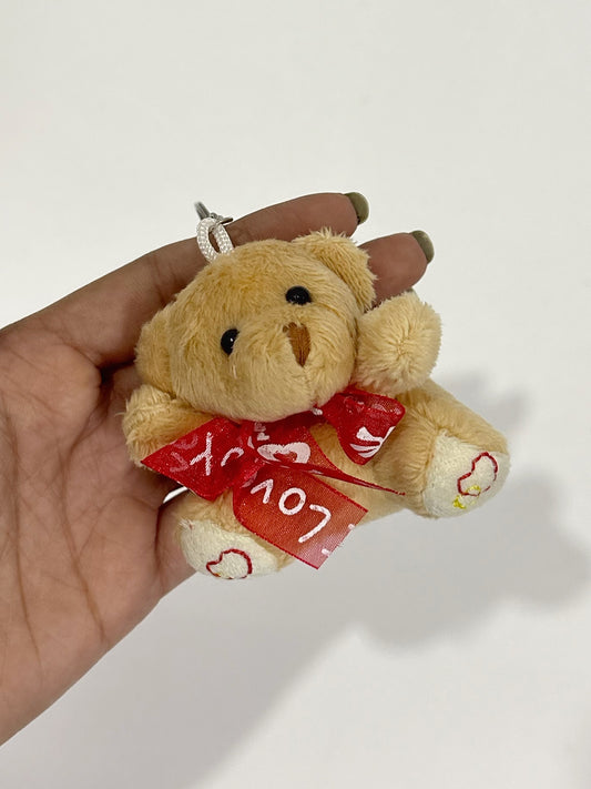 Teddy bear love keychain