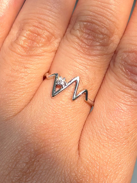 Stainless steel ring (silver)