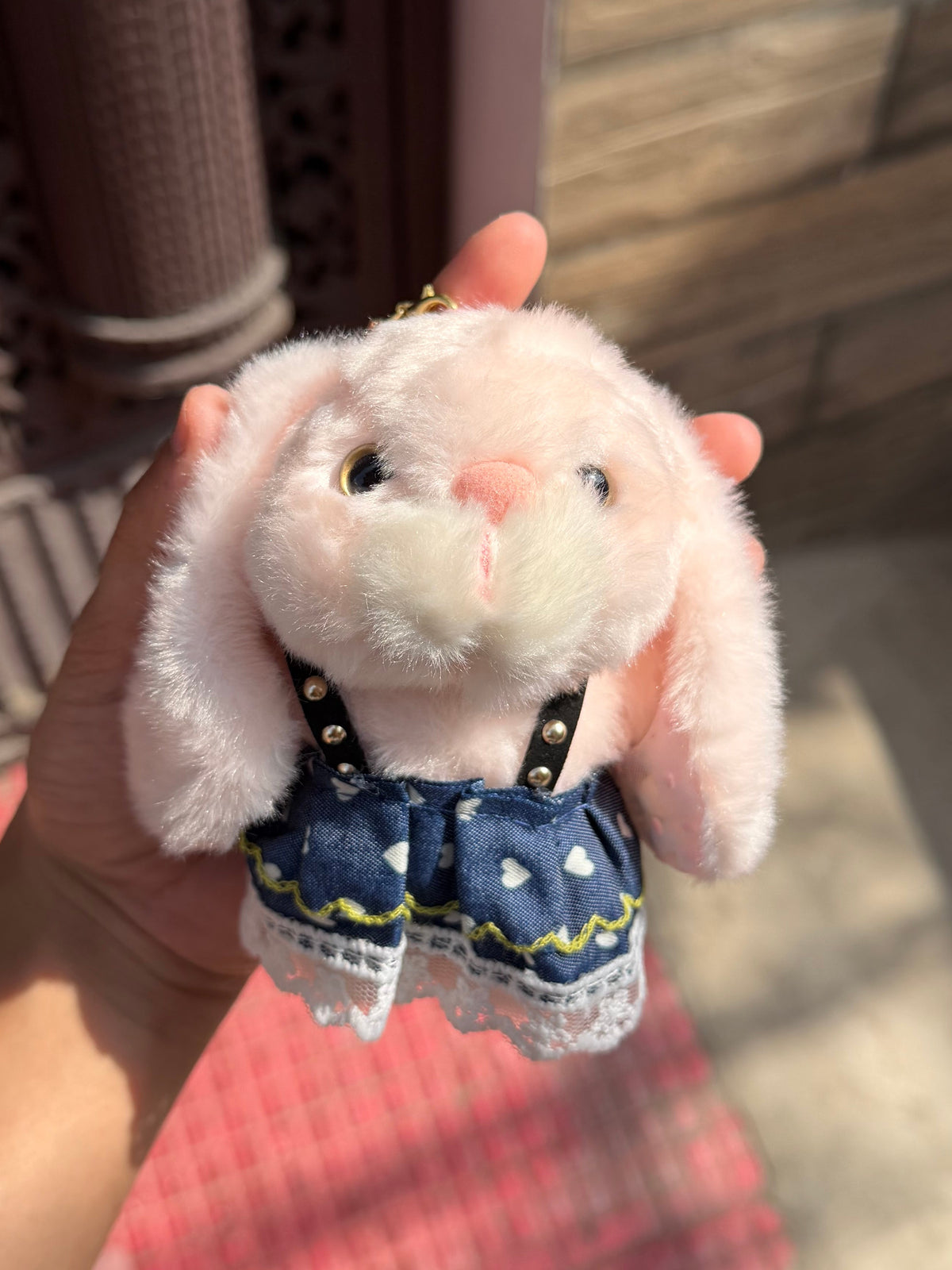 Bunny bag charm
