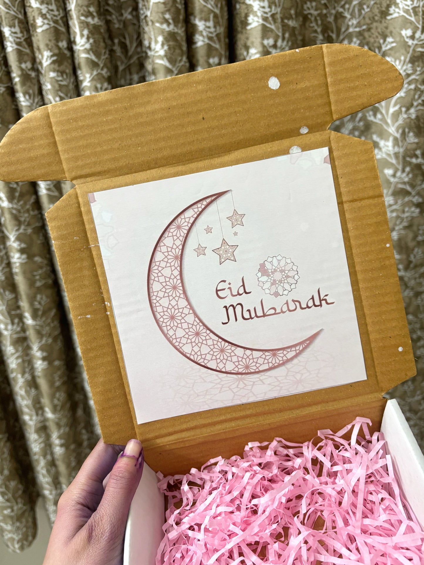 Pastel pink Eid theme