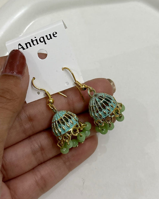 Mini jhumki (blue)