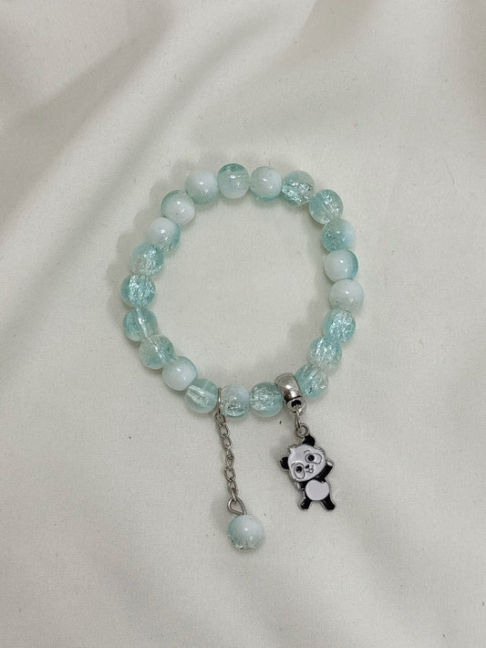Panda bracelet (blue)