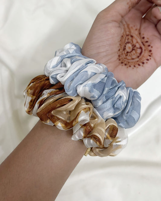 Ruffled scrunchie (set of 2)
