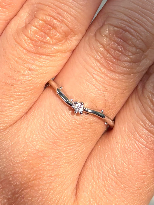 Stainless steel ring (silver)