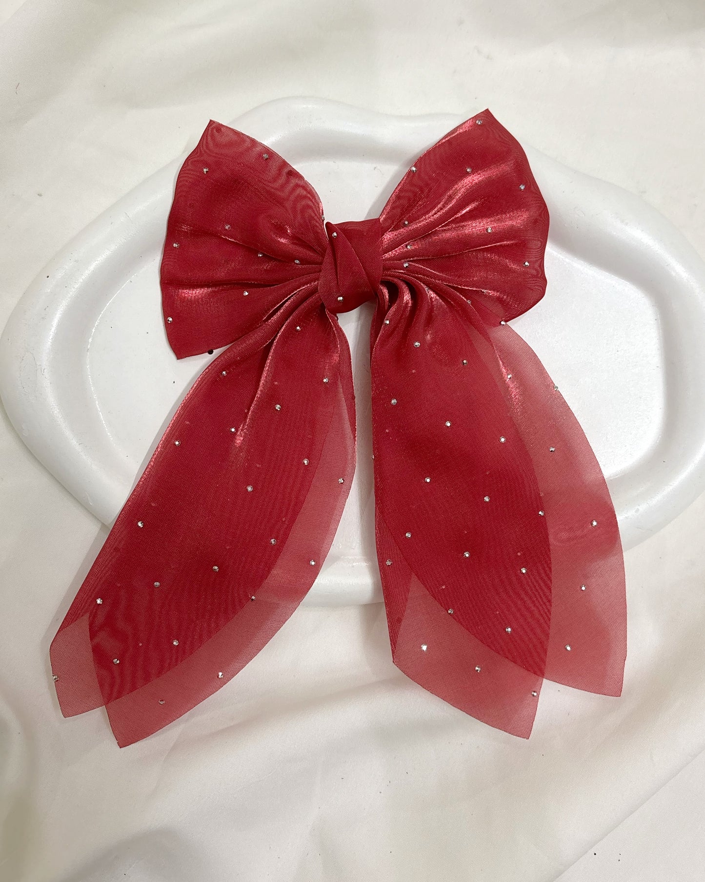 Dreamy shimmer hairbow