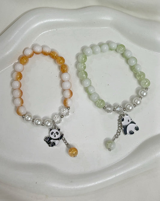 Panda charm bracelet