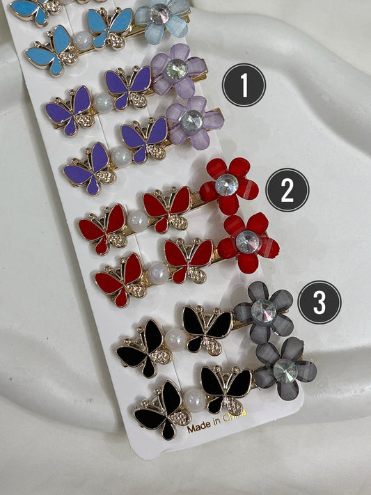 Butterfly hairclips