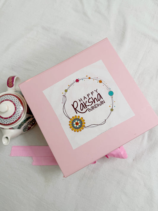 Raksha Bandhan sticker on top