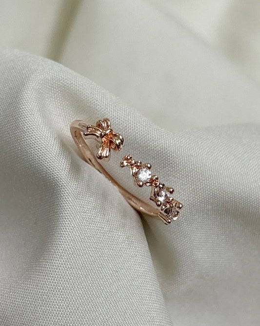 Tiara ring (gold plated)