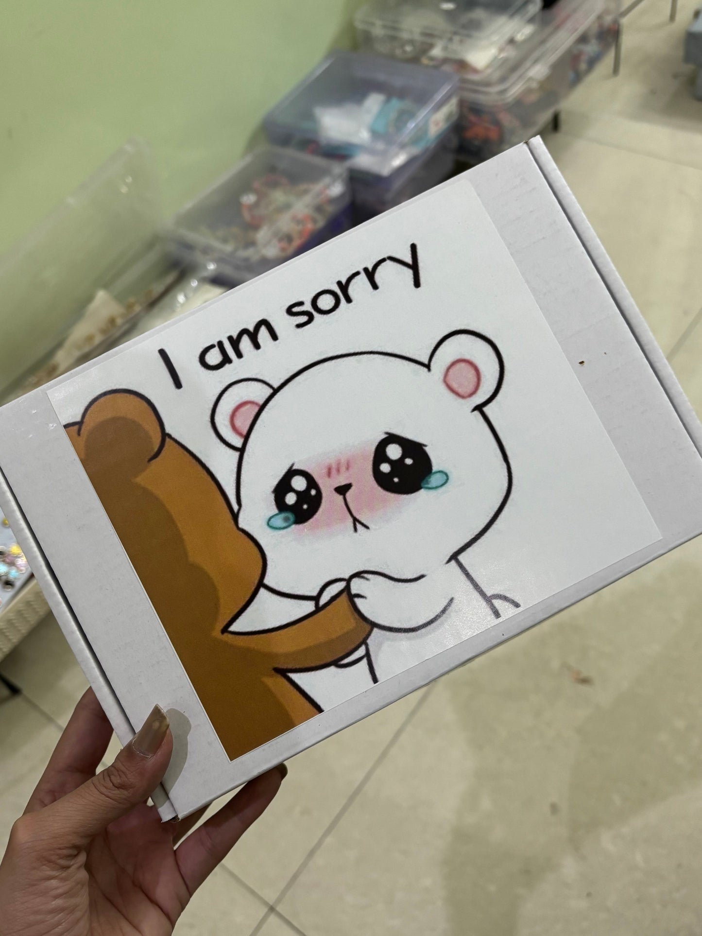 Sorry outside sticker