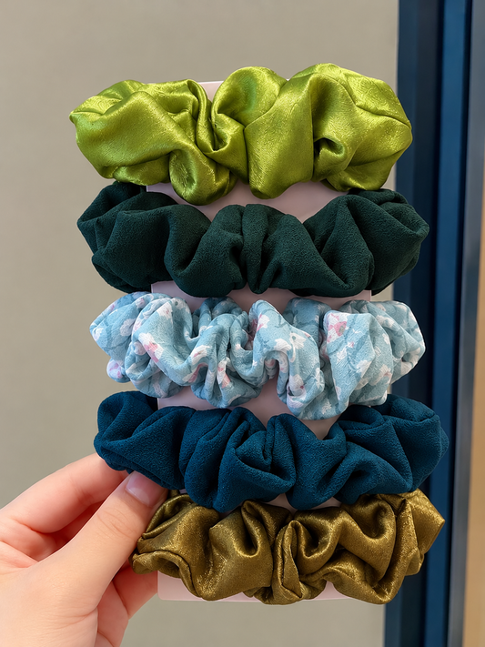Rainforest scrunchie combo