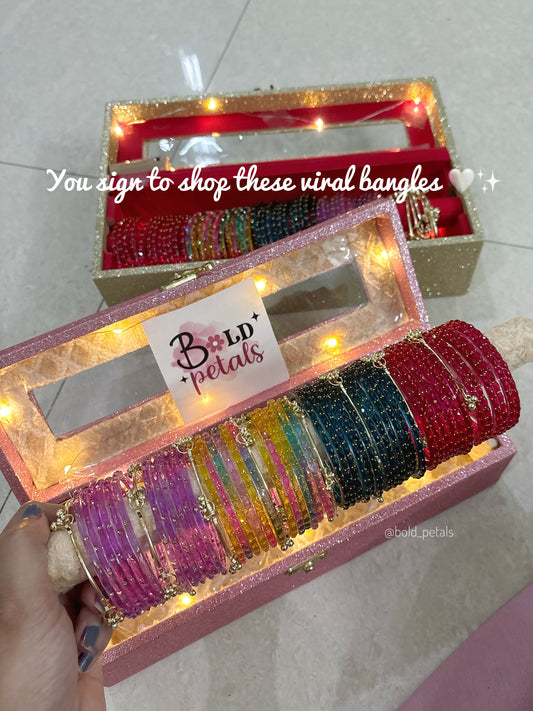 Bangle Box Color Bangles – Bold Petals