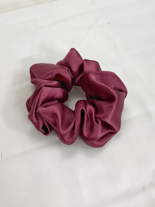 blush pink scrunchie