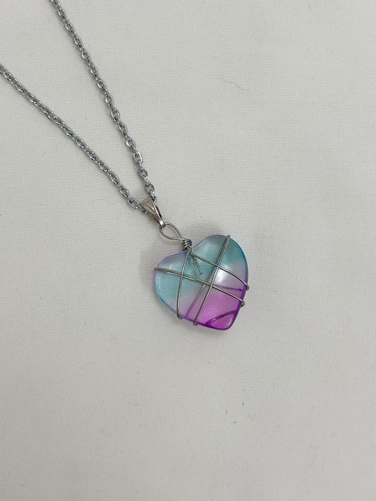 Oceans heart pendant