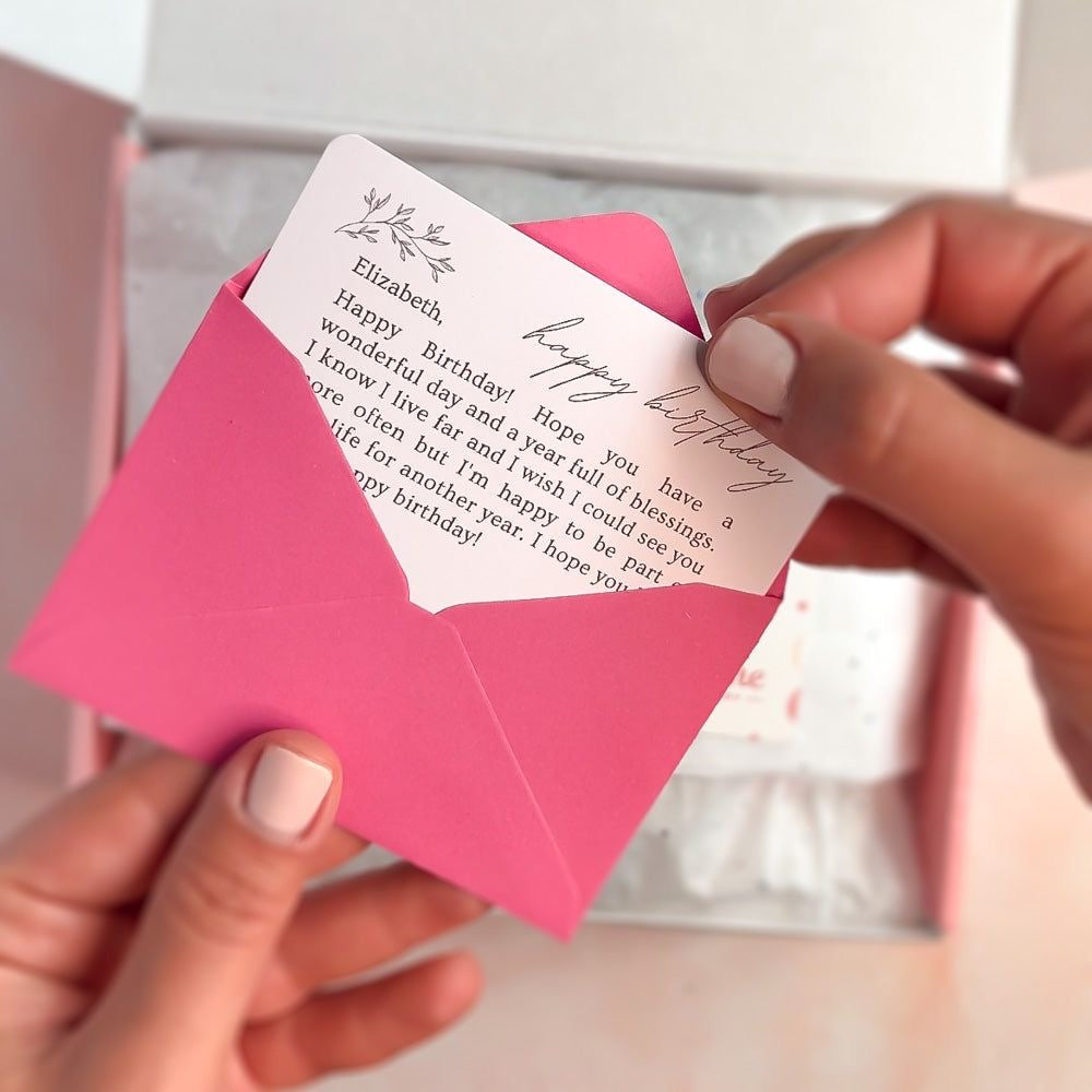 Personalised note